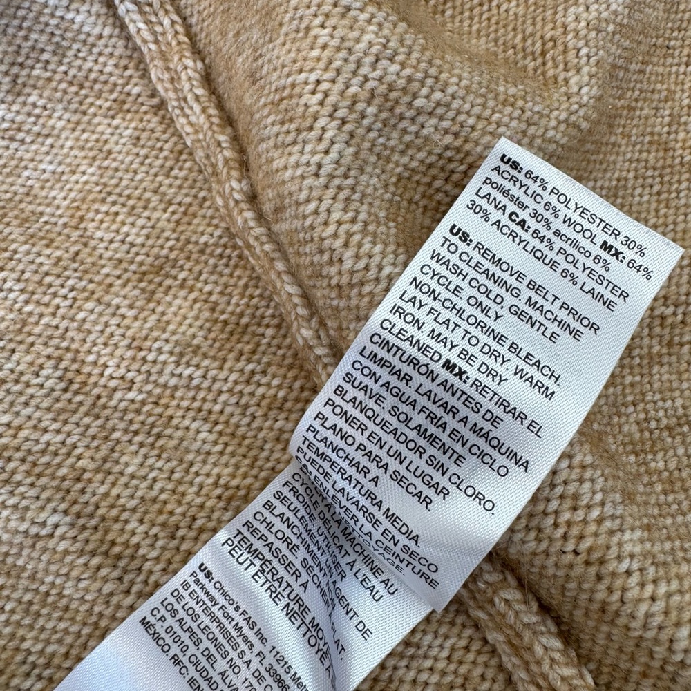 White House Black Market Beige Knit Cardigan - Picture 13 of 16